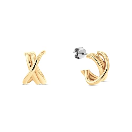 Boucles d'oreilles Tommy Hilfiger acier inoxydable nœud marin or ou argent