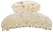 France Luxe Couture Claw Hair Clip - Pavlova White