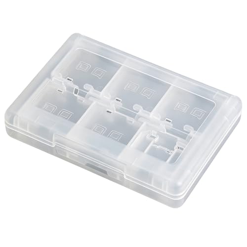 KlsyChry Boîte à Cartouches Porte-Cartes de Jeu 28 en 1 pour Jeux Nintendo DS 3DS (Blanc)