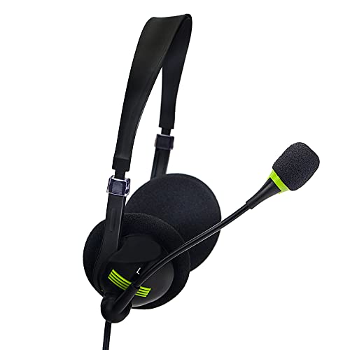 BigPassport USB Wired Over Ear Headphones with Noise-Cancelling with mic for PC, Laptop, Computer Model- Pro-Tech 440 Black - Image 5