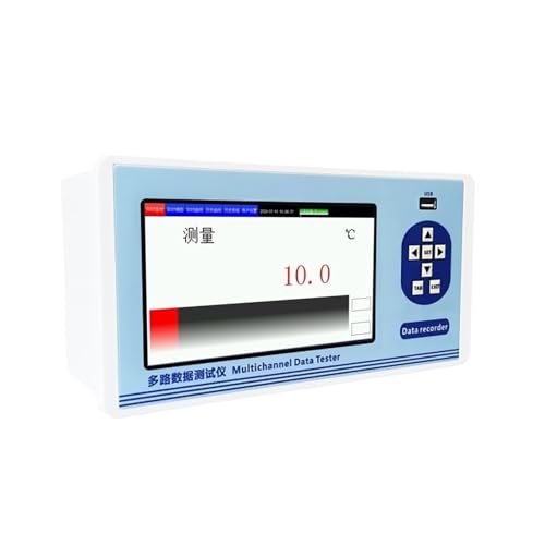 Industrial-Grade Fully Isolated paperless Recorder with Multi-Channel PT100 Temperature Sensor for Temperature Testing and Recording(6-Channel Isolation)