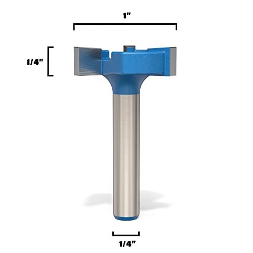 Sabre Tools Cnc Spoilboard Surfacing Router Bit Planer For Slab Flattening And Planing (1/4” S, 1” D, 1/4” H) #TOP1