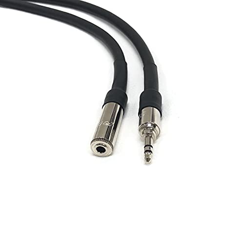 Cable de extensión de audio estéreo balanceado 3.5 mm 100 pies miniatura 2
