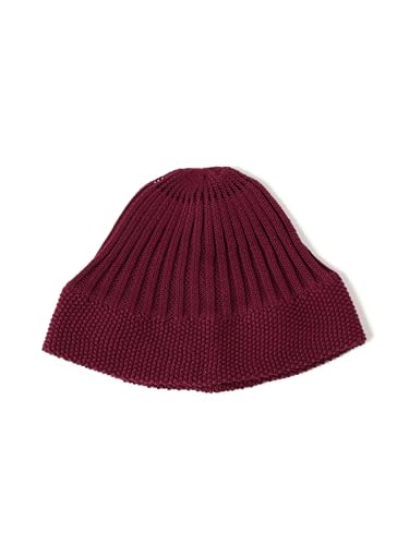 [ビームス] 帽子 コットン リブ ワッチキャップ メンズ BURGUNDY ONE SIZE 11411472023