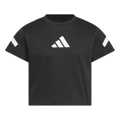 adidas Girls' Z.N.E. Cropped Fitted T-Shirt4