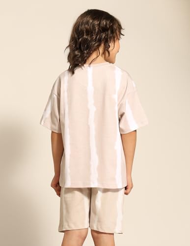 Image of USPA Kids Boys All Over Printed Relaxed Fit T-Shirt