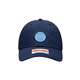 Fan Ink Manchester City 'Casuals' Adjustable Classic Style Hat/Cap Navy Blue