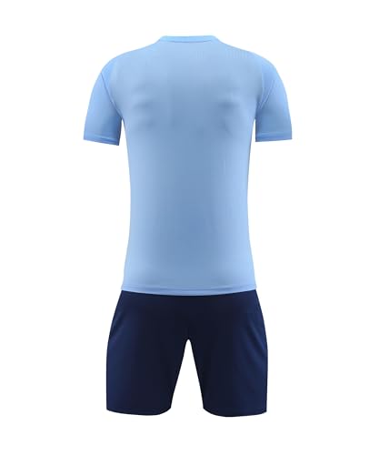 Image of M2C Kids Soccer Jersey Set Athletic Team Uniform Shirt and Shorts