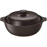 イシガキ IH & 直火 対応 吹きこぼれにくい 土鍋 モダン 8号(3～4人用) 4376