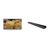 sony bravia xr, xr-55x90l, full array led, 4k hdr, google tv, eco pack, bravia core, ottimo per playstation 5 + ht-a5000 soundbar tv bluetooth a 5.1.2 canali