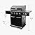 Kenmore 3 Burner Outdoor Patio Gas BBQ Propane Grill in, Black