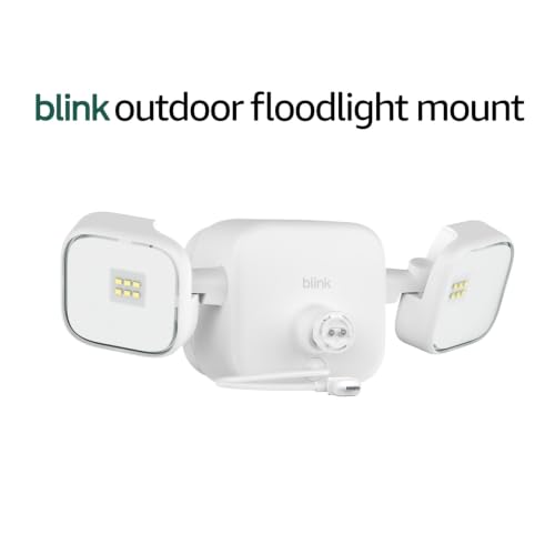 Image of Blink Outdoor Floodlight Mount - Wire-free, 700 lumens, two-year battery life, set up in minutes (White)