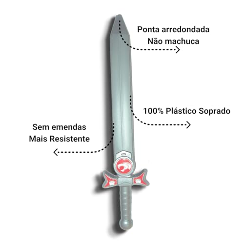 Espada Brinquedo Barato Sem Luz Sem Som Resistente 50cm