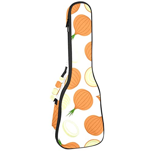 Ukulélé de concert sac de rangement rembourré 10 mm motif oignon