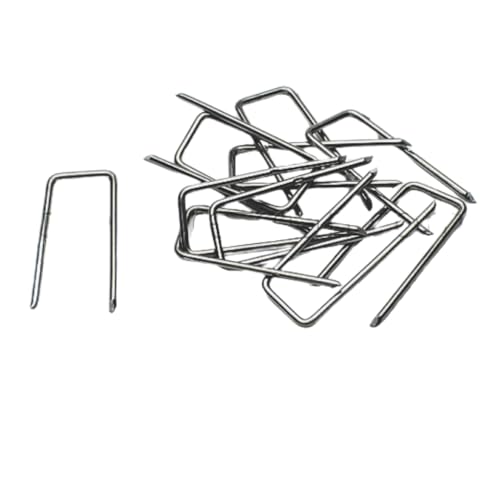 Iflo® Floristiknadeln im Set – Strohblumennadeln, Römerhaften & Efeunadeln für Kränze, Gestecke & Deko (Römerhaften 10 x 50 mm - 75 Stück)