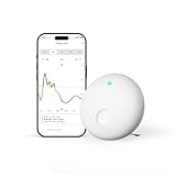 Airthings 321 Wave Enhance - Monitor de calidad del aire para CO2, COV, humedad, temperatura, presión, ruido y luz - Ideal para dormir mejor en dormitorios y mejorar la concentración en oficinas.