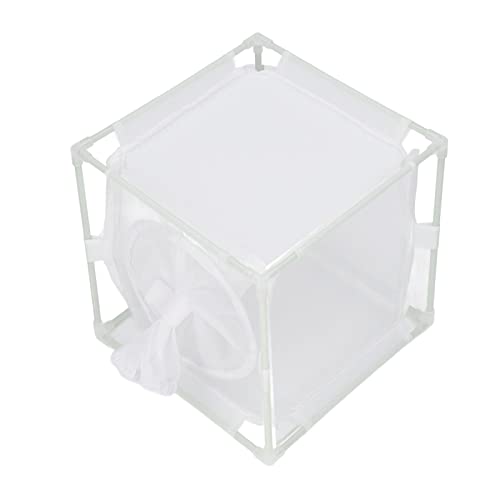 Incubadora Reutilizável de Reprodução de de Borboletas - Gaiola de Malha de PVC Durável, Leve e Prát