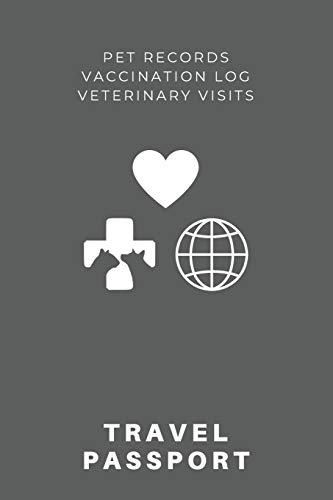 Pet Travel Passport And Dog Vaccination Record Book Organizer: Puppy Shot Records For Breeders And New Owners #TOP12
