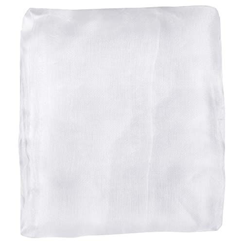 Unves Insect Mosquito Net, Reusable Protective Garden Netting for Plants Fruit Trees Vegetables, Mesh Fruit Trees Netting for Against Bugs and Birds Netting for Garden (White 10  x 10 )