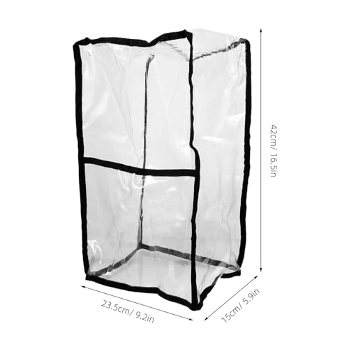 Cubierta antipolvo para electrodomésticos de cocina transparente y lavable 3