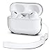 Produktbild ULAK AirPods Pro 2/1 Hülle, Durchsichtig Stoßfest Hülle Dünn Schutzhülle mit Karabiner Transparent Ladecase für Apple AirPods Pro 1&2 (LED an der Frontseite Sichtbar) - Durchsichtig