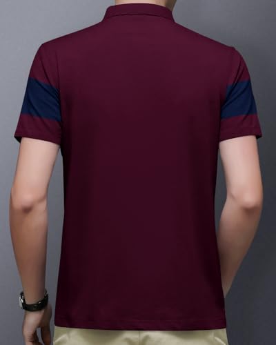 Image of Noble Monk Men's Cotton Blend Regular Fit T-Shirt