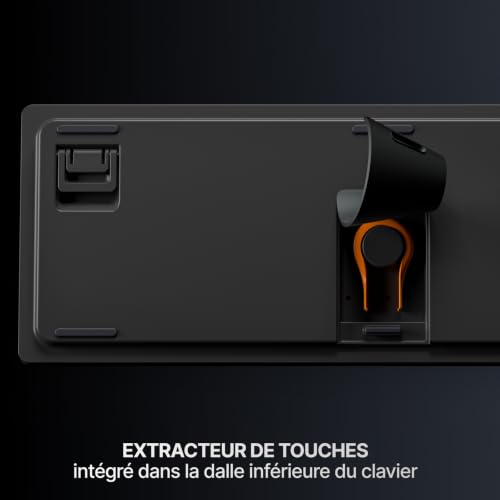 SteelSeries Apex Pro TKL Gen 3 – Commutateurs magnétiques analogiques OmniPoint 3.0, préréglages automatiques Quickset (Rapid Trigger, Rapid Tap/SOCD, Mode de Protection), OLED, RGB, USB-C, FR AZERTY – vue 9