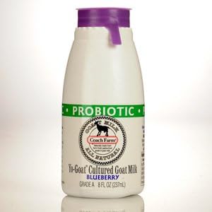 Yo-Goat Blueberry Drinkable goat's milk yogurt