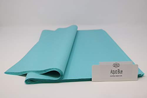 Premium Quality Tissue Paper | Colors of Rainbow (Aqua Blue)