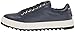 Karl Lagerfeld Paris Men's Recycled Leather Low top Sneaker, Navy, 7