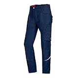 BP 1960-570-0110-31/32L Mélange de tissu avec pantalon de travail stretch pour hommes, si...
