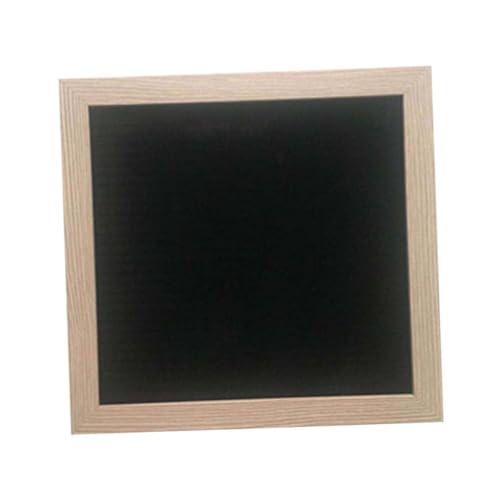 GRIRIW Message Board Letter Board Sign Felt Letter Board Letter Boards Black Wooden