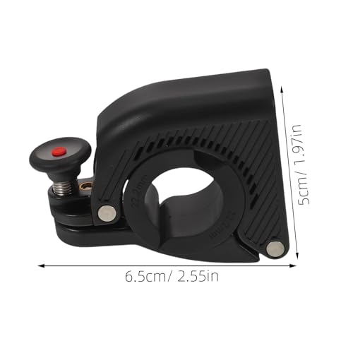Timbre de bicicleta invisible con bocina potente de aluminio Toddmomy para seguridad vial 2