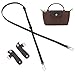 Gastinsave Sostituzione Cinghie Borsa, Borsetta in Pelle Crossbody Tracolla Regolabile per Longchomp Borsa Donne(Mocha) immagine