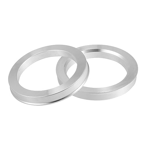 X AUTOHAUX 2pcs OD 78.1mm to ID 60.1mm Aluminium Alloy Hub Centric Rings
