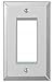 Amerelle 66R Mirror Single Rocker Wallplate in Clear Mirror,1 Rocker