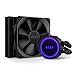 NZXT Kraken 120 - RL-KR120-B1 - Enfriador líquido de CPU AIO RGB - Silencioso y eficaz - Funcionamiento silencioso - LED RGB de anillo - Ventiladores de radiador Aer P de 120 mm (incluidos)