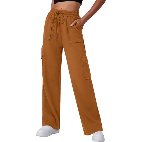 Pantalon de jogging avec cordon de serrage et poches pratiques femme