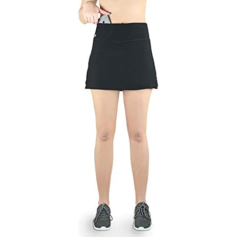 Formbelt Variosports Skirt - erster Laufrock mit integriertem Verstauen von Handys bis 6,8", Schlüssel, Taschentüchern - Laufen, Yoga, Fitness, Gym, Black S Cover