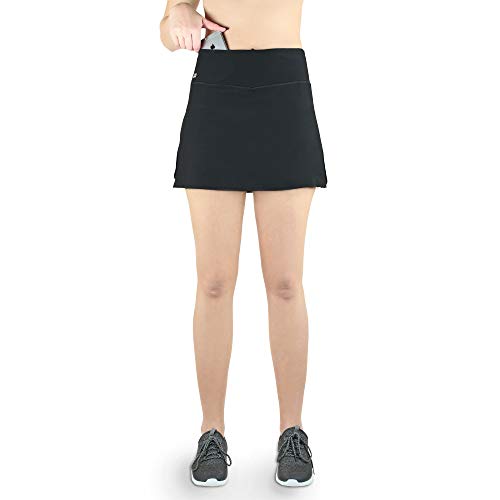 Formbelt Variosports Skirt - erster Laufrock mit integriertem Verstauen von Handys bis 6,8", Schlüssel, Taschentüchern - Laufen, Yoga, Fitness, Gym, Black M Cover