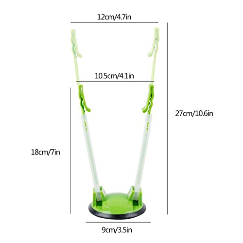 MONOTONOUS Baggy Rack - (8 Pack),Food Storage Bags Clip, For Food Prep Bag/Plastic Freezer Bag/Ziploc Bag Holder Stand,Meal Planning/prep Bag Holders.