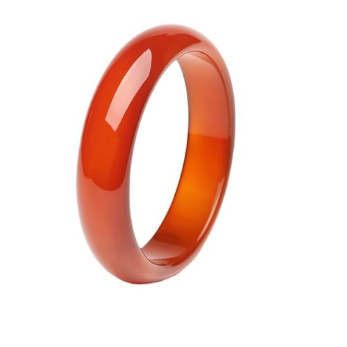 Brazilian Agate Gemstone bangle, Genuine and Exquisite Red Nanhong, Great for a Mom Christmas Gift