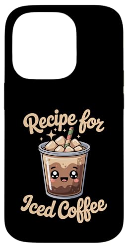 Recipe For Iced Coffee �R�[���h�J�t�F�C���u�����[ - �X�}�z�P�[�X iPhone 14 Pro �p