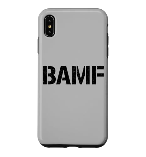 BAMF BADASS ATTITUDE �X�^�C�� T�V���c �X�}�z�P�[�X iPhone XS Max �p