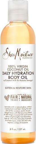 Image of Shea Moisture Daily Hydration Body Oil Virgin Coconut Oil For Dry Skin Paraben Free 8 oz | For dry skin - moisturize and nourish with this lightweight blend of Virgin Coconut Oil.
