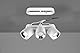Trio Leuchten Einbau- & Aufbauleuchte Guayana 651000331, Metall Weiß matt, exkl. 1x GU10