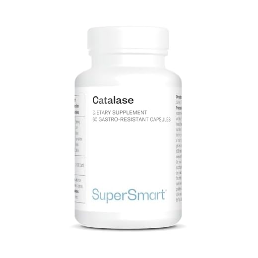 Catalase – Anti‑Canas – Combate el Blanqueamiento Prematuro del Cabello y Vello – Ayuda a Mantener el Color Natural – Vegano – Sin Gluten – 60 Cápsulas – Sin OGM – SuperSmart