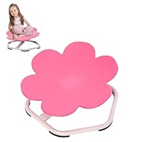 Siairo Spinning Chair for Kids, Autism Swivel Sensory Seat, Wobble Chair for Autistic & ADHD Children, Sit and Spin Training Body Coordination (Pink)
