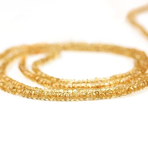 Citrine perles facettées LKBEADS pour créer des bijoux d'été bohèmes et colliers en pierres