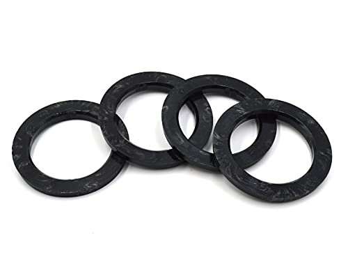 GoldenSunny Hub Centric Rings, 78.1 to 108, Black Plastic, Pack of 4 by GoldenSunny - Used condition - Image 2